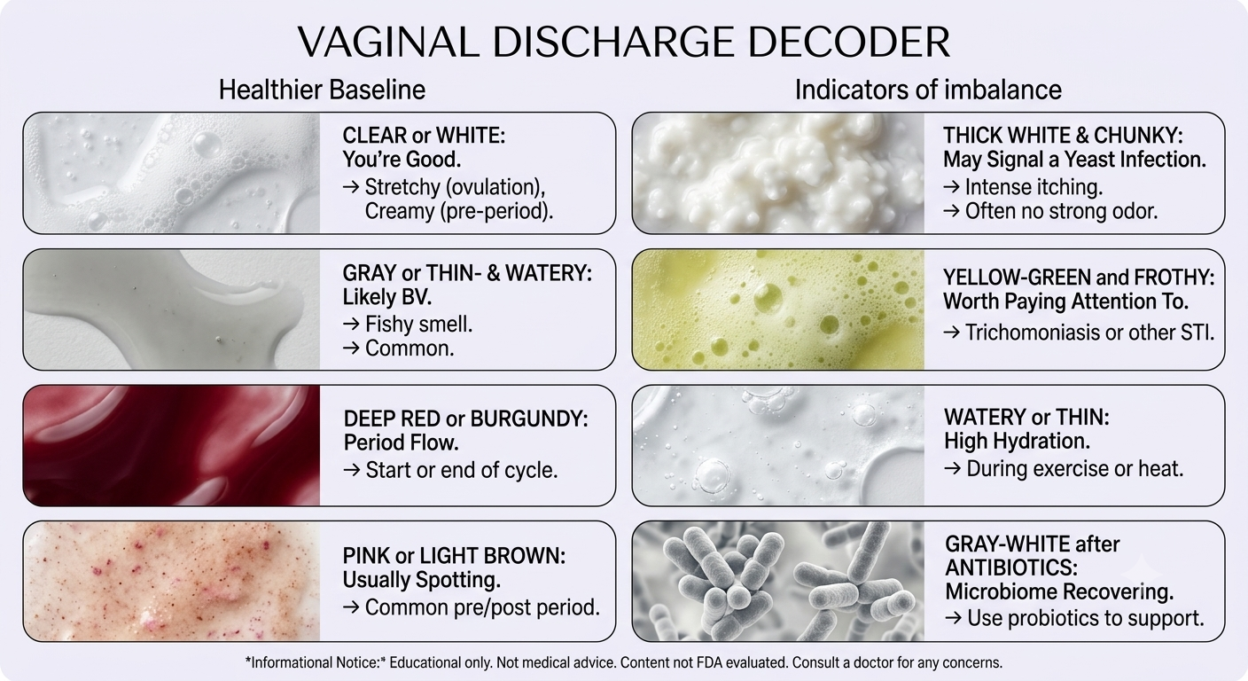 Vaginal Discharge: What Your Body Is Actually Telling You